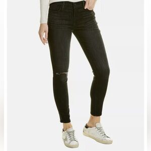Hudson Super Skinny Ankle Natalie Cora Black Stretch Jeans Womens Size 30
